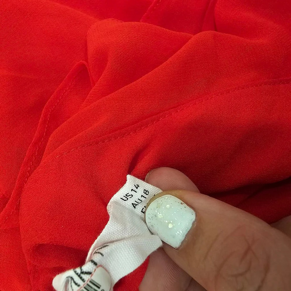 Fame and Partners Marse Gown Red Dress US 14 - Picture 4 of 13